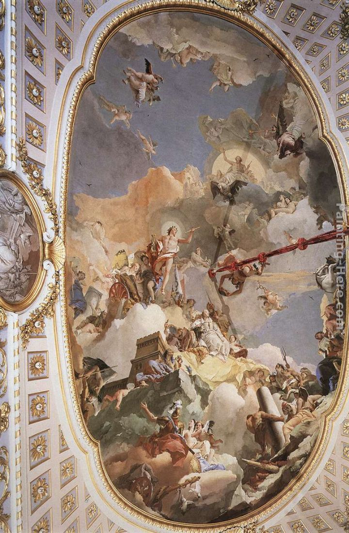 The Apotheosis of the Spanish Monarchy painting - Giovanni Battista Tiepolo The Apotheosis of the Spanish Monarchy art painting